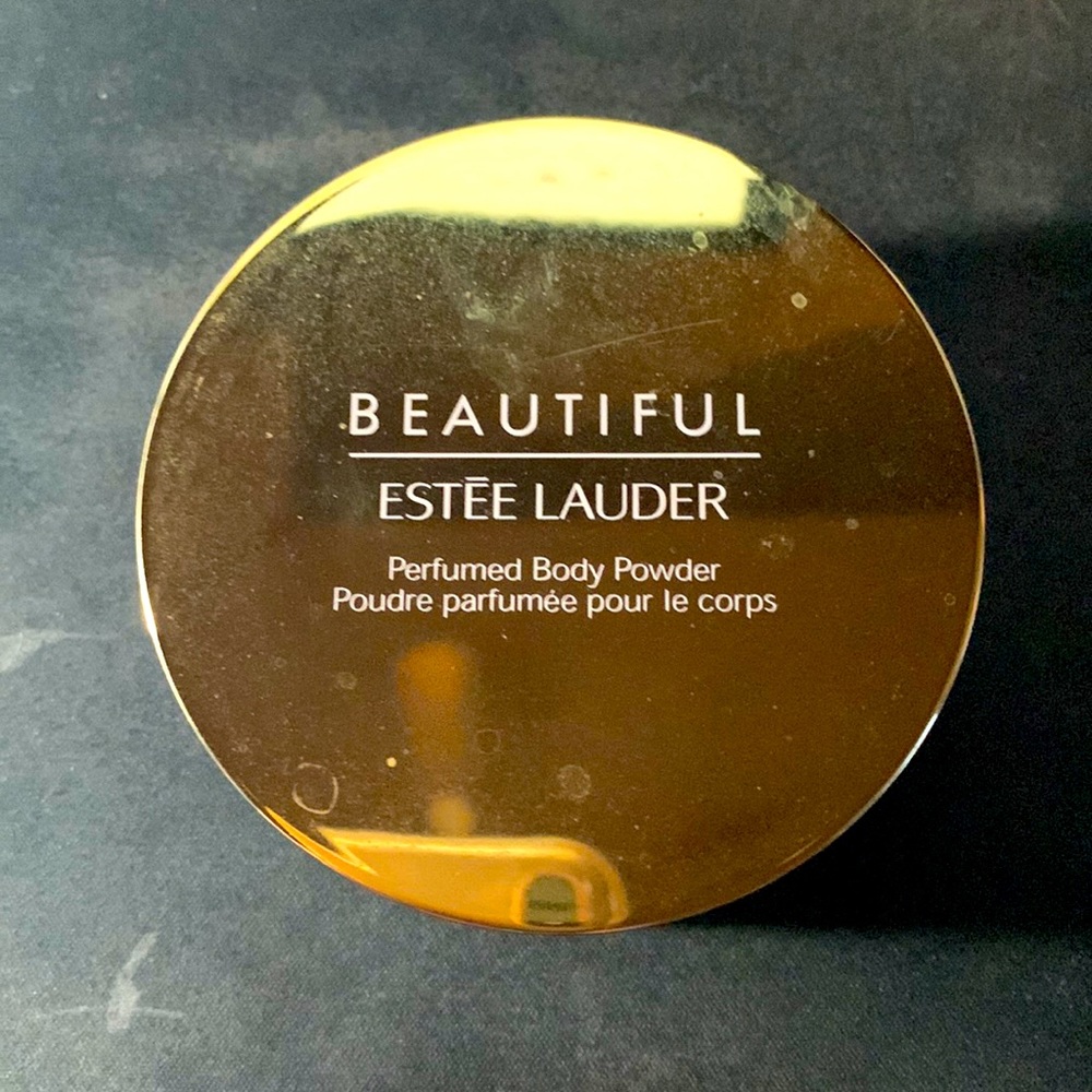 Brand new full-size perfumed Body Powder from Estée Lauder, “Beautiful”. 1oz